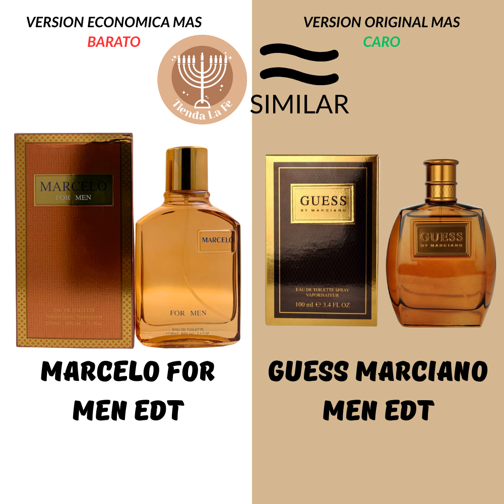 MARCELO FOR MEN EDT 100ML (H) (AROMA SIMILAR GUESS MARCIANO MEN EDT)
