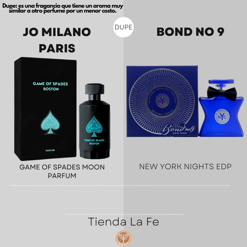 JO MILANO PARIS GAME OF SPADES BOSTON PARFUM 100ML (U) (DUPE BOND NO 9 THE SCENT OF PEACE FOR HIM EDP)