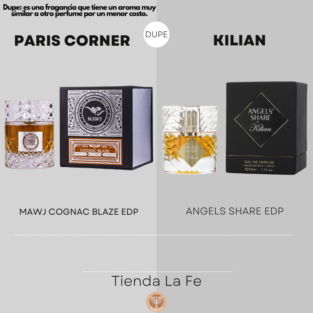 PARIS CORNER MAWJ COGNAC BLAZE EDP 100ML (U) (DUPE KILIAN ANGELS SHARE EDP)