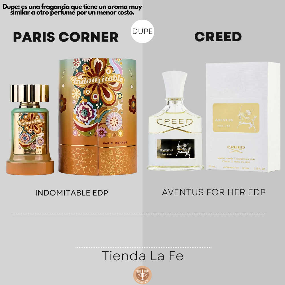 PARIS CORNER INDOMITABLE EDP 100ML (M) (DUPE CREED AVENTUS FOR HER EDP)