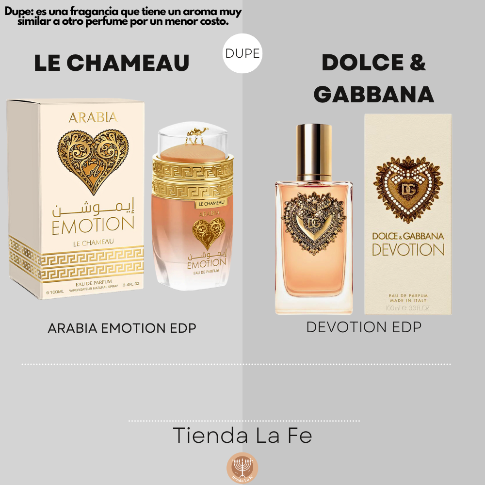 LE CHAMEAU ARABIA EMOTION EDP 100ML (M) (DUPE DOLCE & GABBANA DEVOTION EDP)