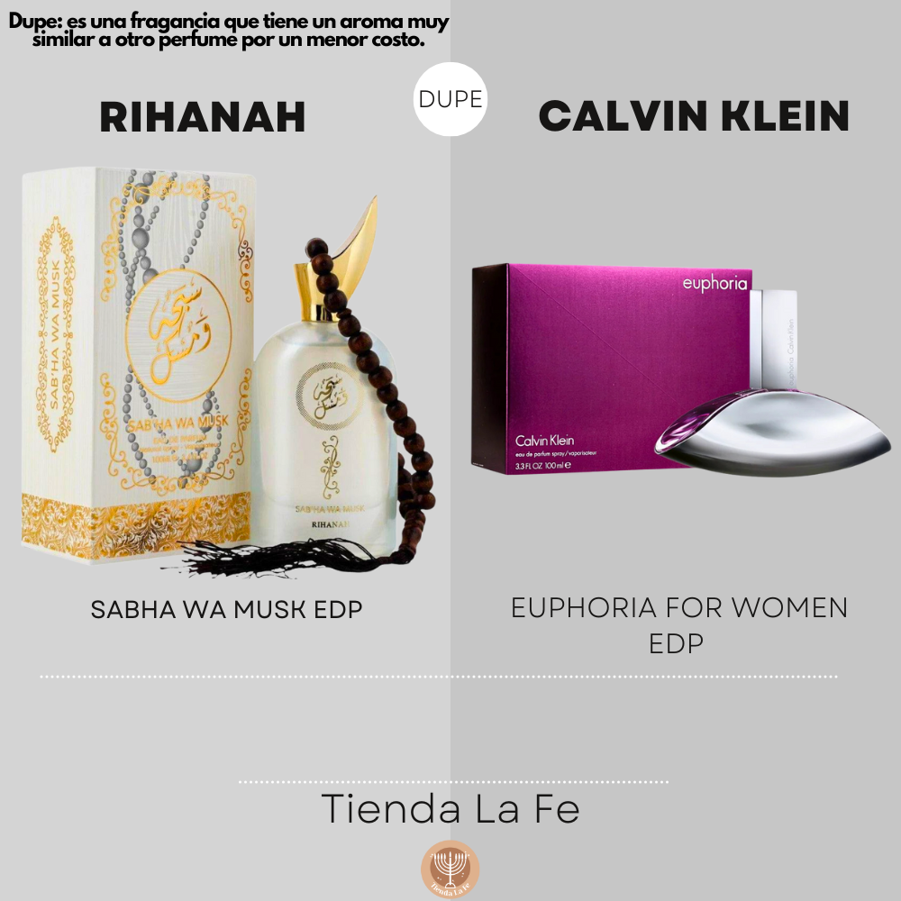 RIHANAH SABHA WA MUSK EDP 100ML (M) (DUPE CALVIN KLEIN EUPHORIA FOR WOMEN EDP)