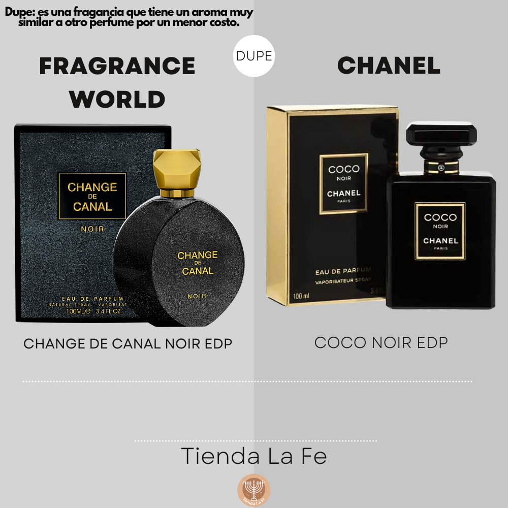 FRAGRANCE WORLD CHANGE DE CANAL NOIR EDP 100ML (M) (DUPE CHANEL COCO NOIR EDP)