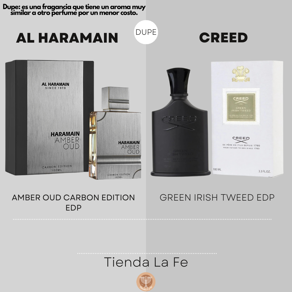 AL HARAMAIN AMBER OUD CARBON EDITION EDP 100ML (U) (DUPE CREED GREEN IRISH TWEED EDP)