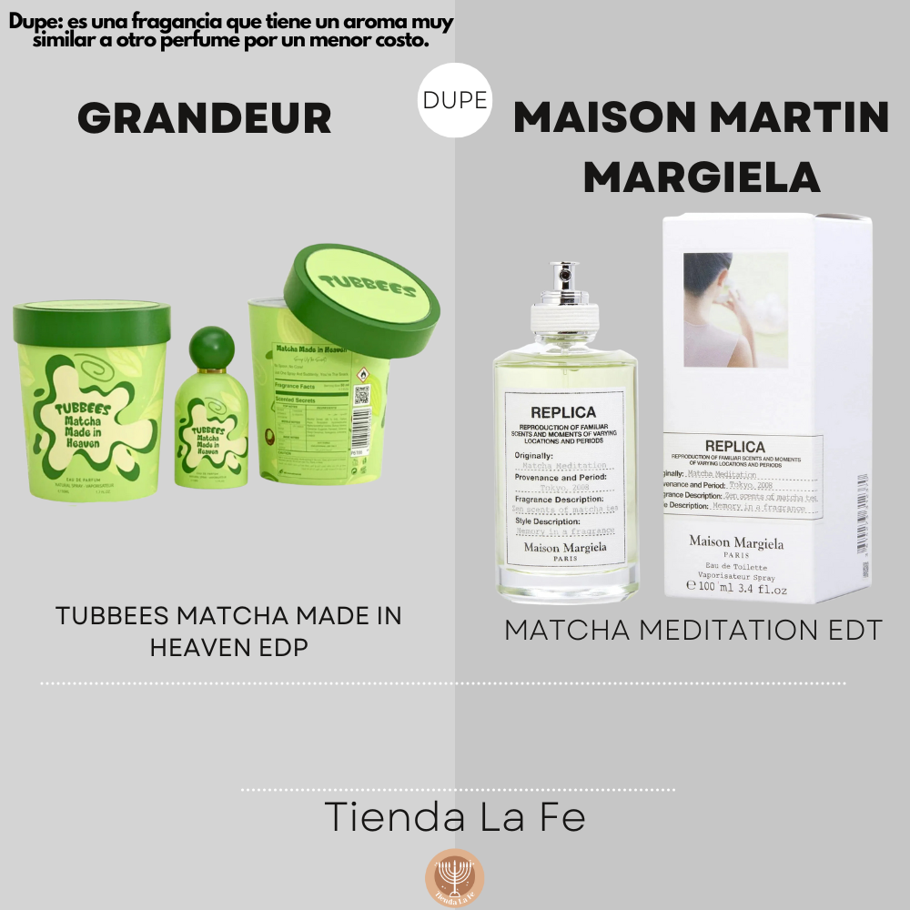 GRANDEUR TUBBEES MATCHA MADE IN HEAVEN EDP 50ML (M) (DUPE MAISON MARTIN MARGIELA MATCHA MEDITATION EDT)