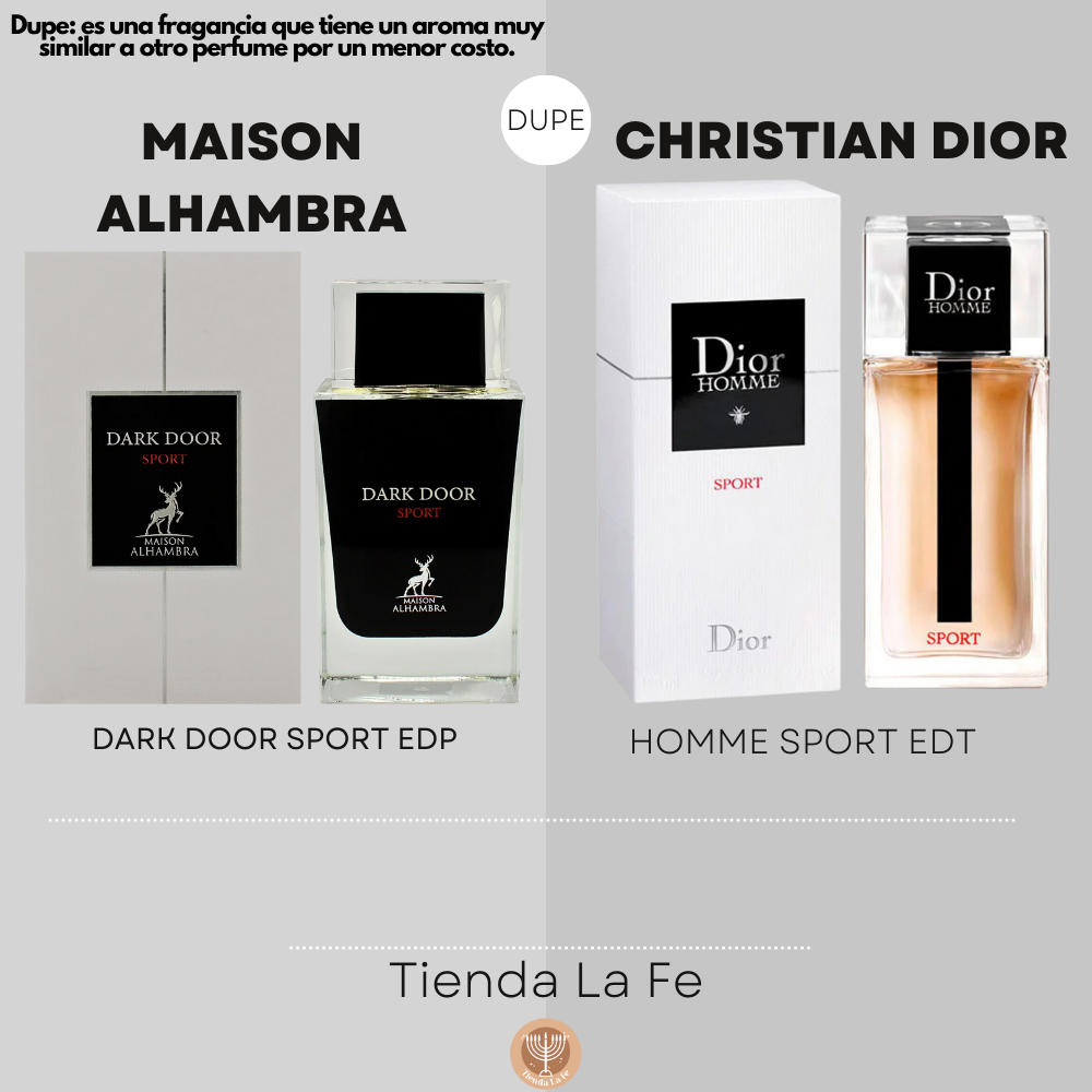 MAISON ALHAMBRA DARK DOOR SPORT EDP 100ML (H) (DUPE CHRISTIAN DIOR HOMME SPORT EDT)