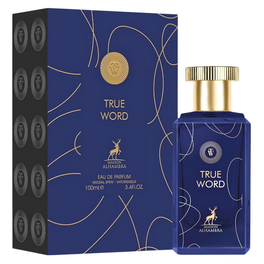 MAISON ALHAMBRA TRUE WORD EDP 100ML (U) (DUPE EX NIHILO BLUE TALISMAN EDP)