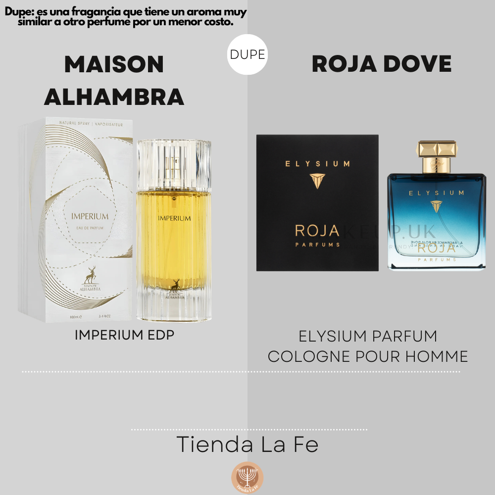MAISON ALHAMBRA IMPERIUM EDP 100ML (H) (DUPE ROJA DOVE ELYSIUM PARFUM COLOGNE POUR HOMME)