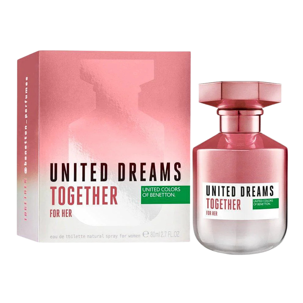 UNITED COLORS OF BENETTON UNITED DREAMS TOGETHER FOR HER EDT 80ML (M)