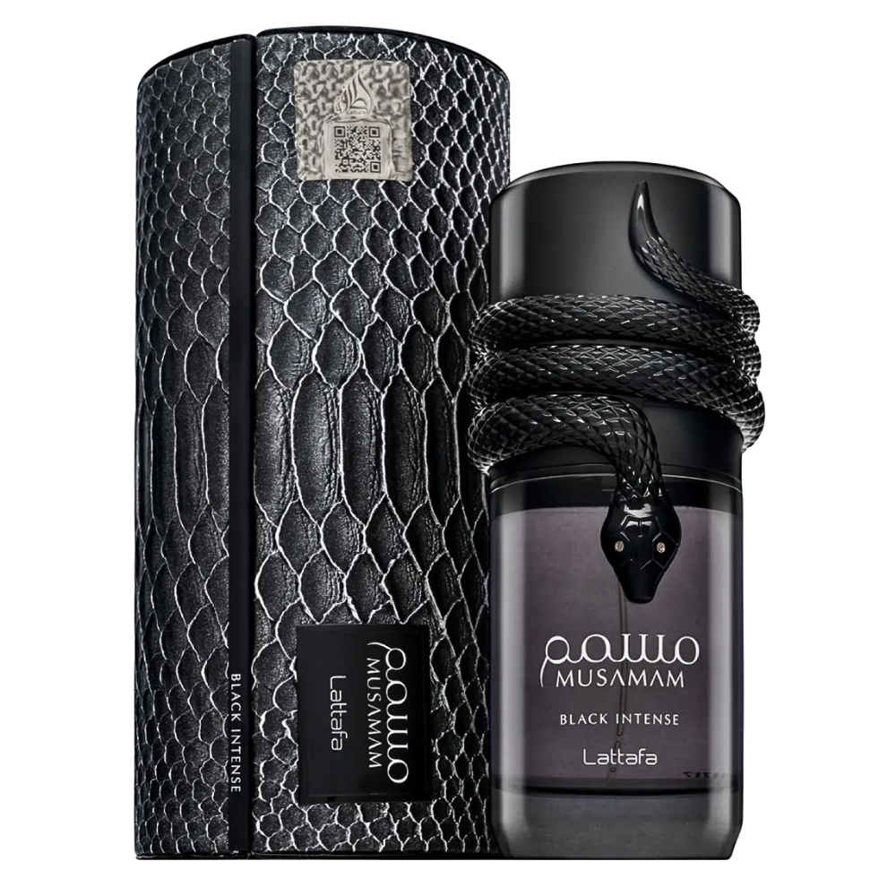 LATTAFA MUSAMAM BLACK INTENSE EDP 100ML (H) (DUPE CAROLINA HERRERA BAD BOY ELIXIR EDP)
