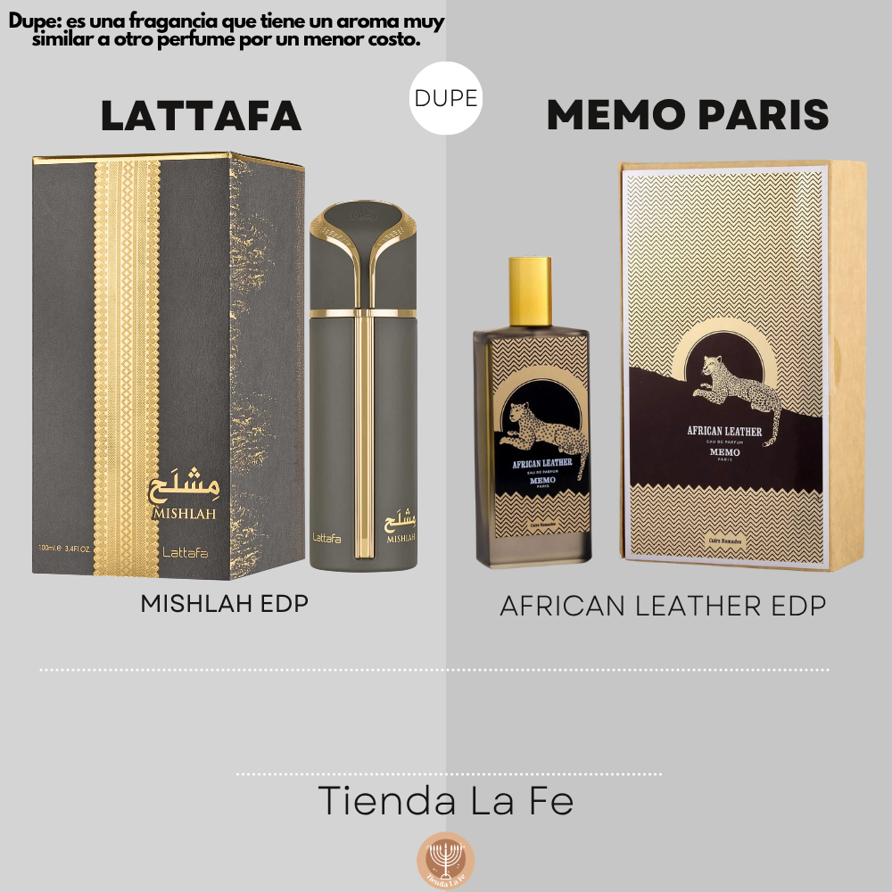 LATTAFA MISHLAH EDP 100ML (U) (DUPE MEMO PARIS AFRICAN LEATHER EDP)