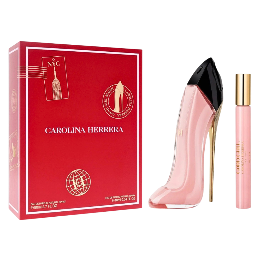 SET CAROLINA HERRERA GOOD GIRL BLUSH EDP 80ML, EDP 10ML (M)
