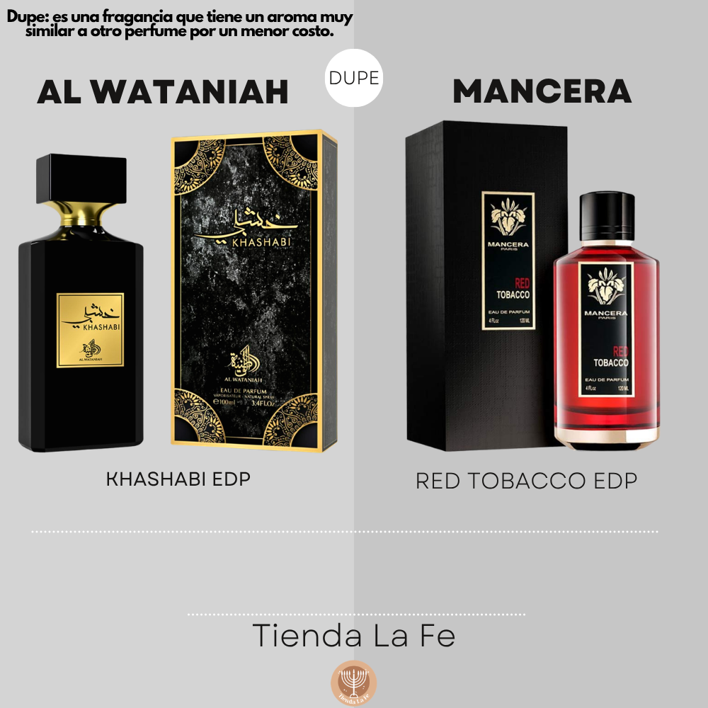 AL WATANIAH KHASHABI EDP 100ML (M) (DUPE MANCERA RED TOBACCO EDP)