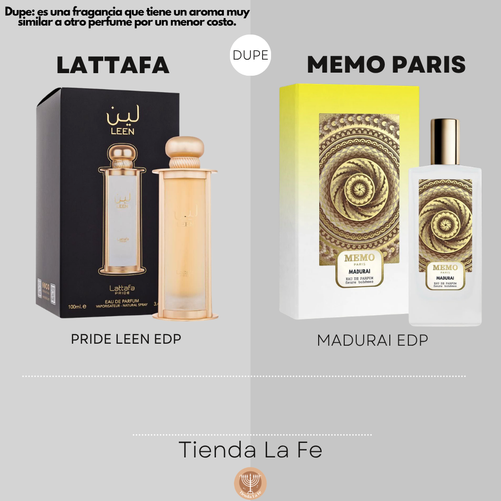 LATTAFA PRIDE LEEN EDP 100ML (M) (DUPE MEMO PARIS MADURAI EDP)