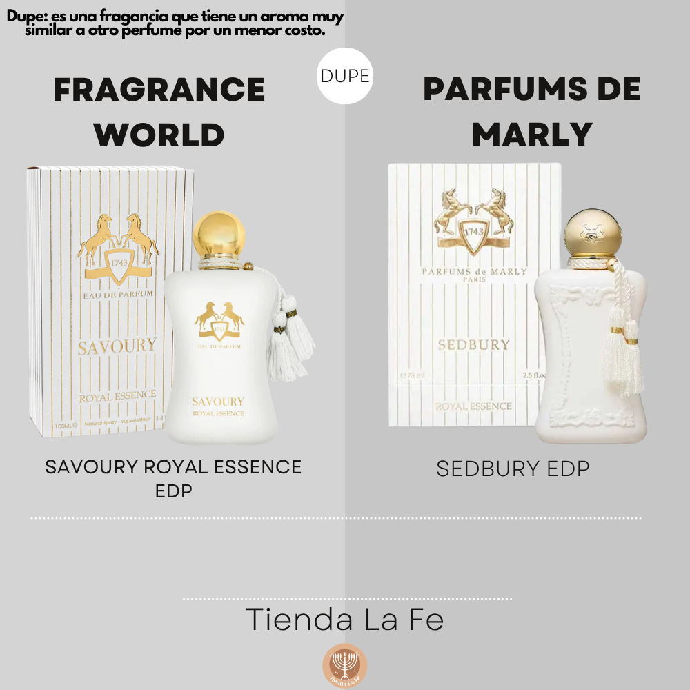 FRAGRANCE WORLD SAVOURY ROYAL ESSENCE EDP 100ML (M) (DUPE PARFUMS DE MARLY SEDBURY EDP)