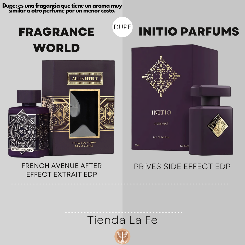 FRAGRANCE WORLD FRENCH AVENUE AFTER EFFECT EXTRAIT EDP 80ML (U) (DUPE INITIO PARFUMS PRIVES SIDE EFFECT EDP)