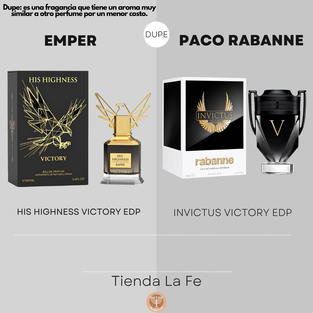 EMPER HIS HIGHNESS VICTORY EDP 100ML (H) (DUPE PACO RABANNE INVICTUS VICTORY EDP)