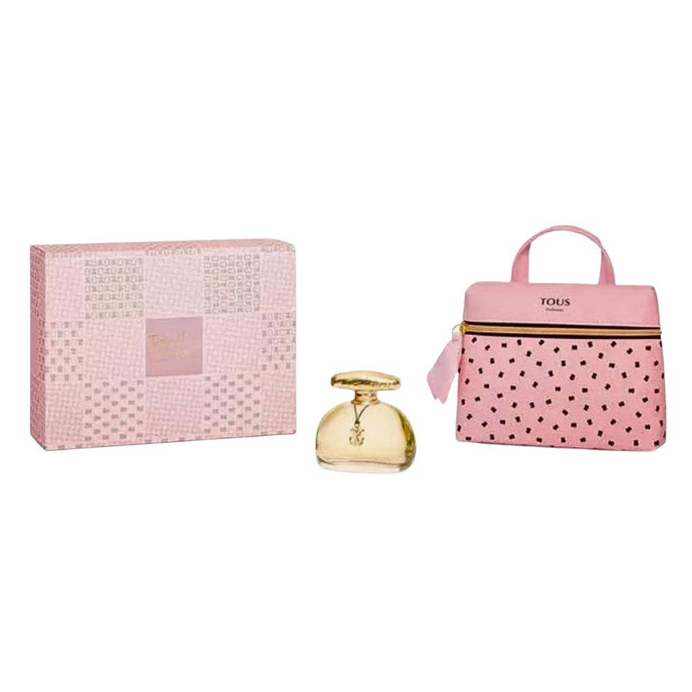 SET TOUS TOUCH THE ORIGINAL GOLD EDT 100ML, CARTERA (M)