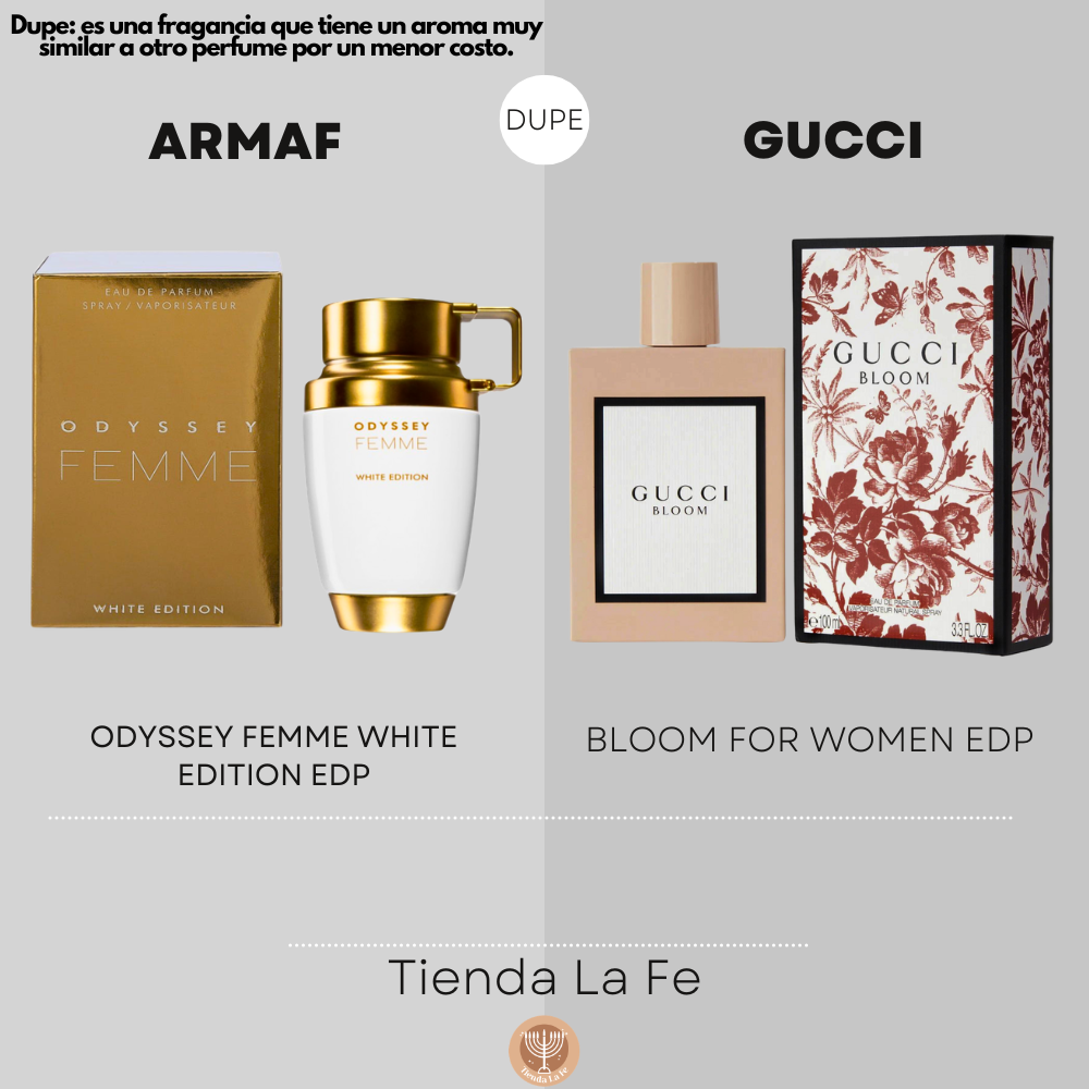 ARMAF ODYSSEY FEMME WHITE EDITION EDP 80ML (M) (DUPE GUCCI BLOOM FOR WOMEN EDP)