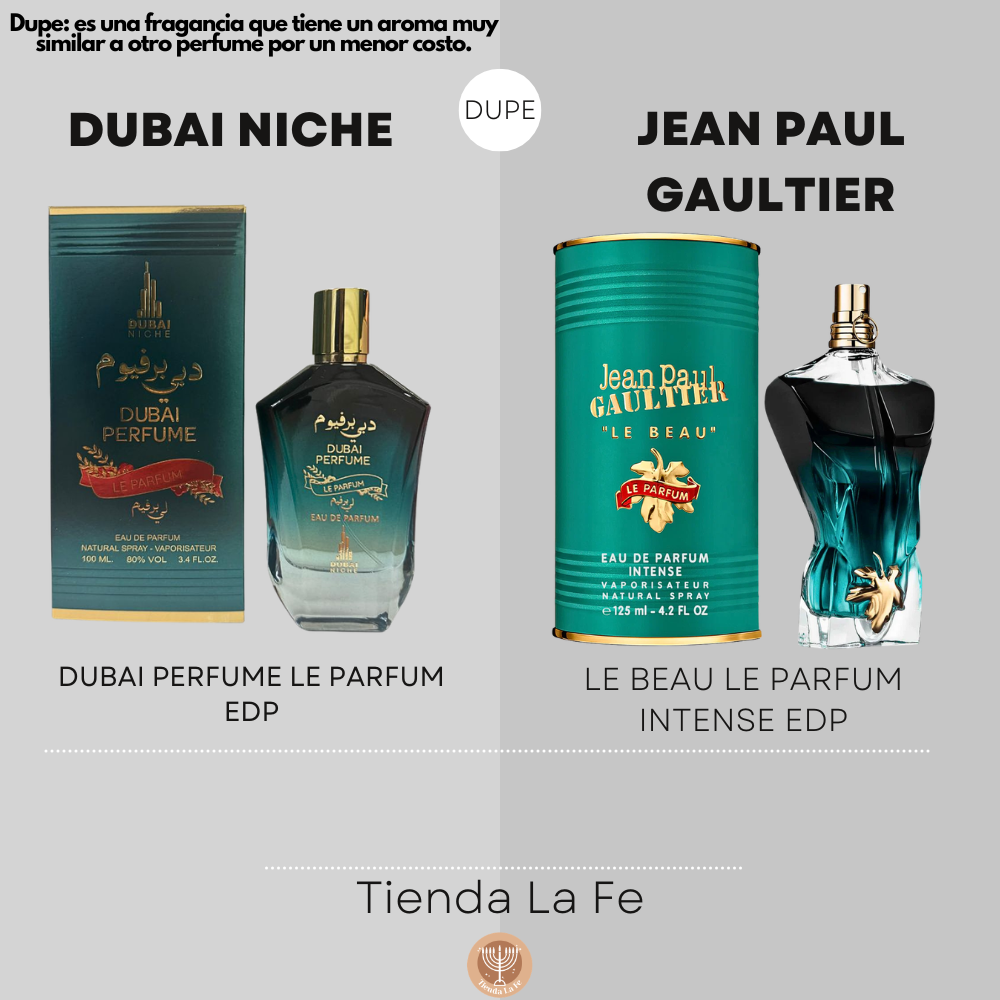 DUBAI NICHE DUBAI PERFUME LE PARFUM EDP 100ML (H) (DUPE JEAN PAUL GAULTIER LE BEAU LE PARFUM INTENSE EDP)