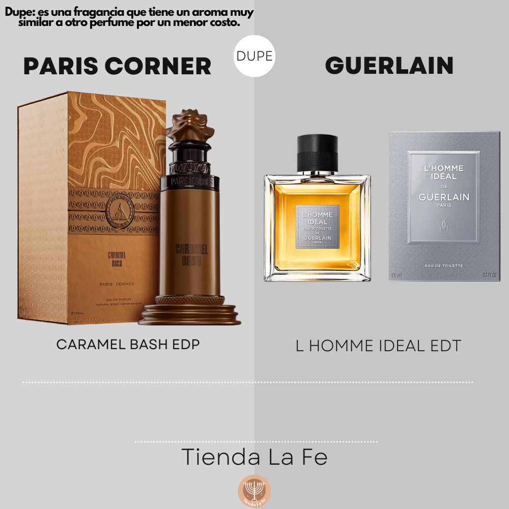 PARIS CORNER CARAMEL BASH EDP 100ML (U) (DUPE GUERLAIN L HOMME IDEAL EDT)