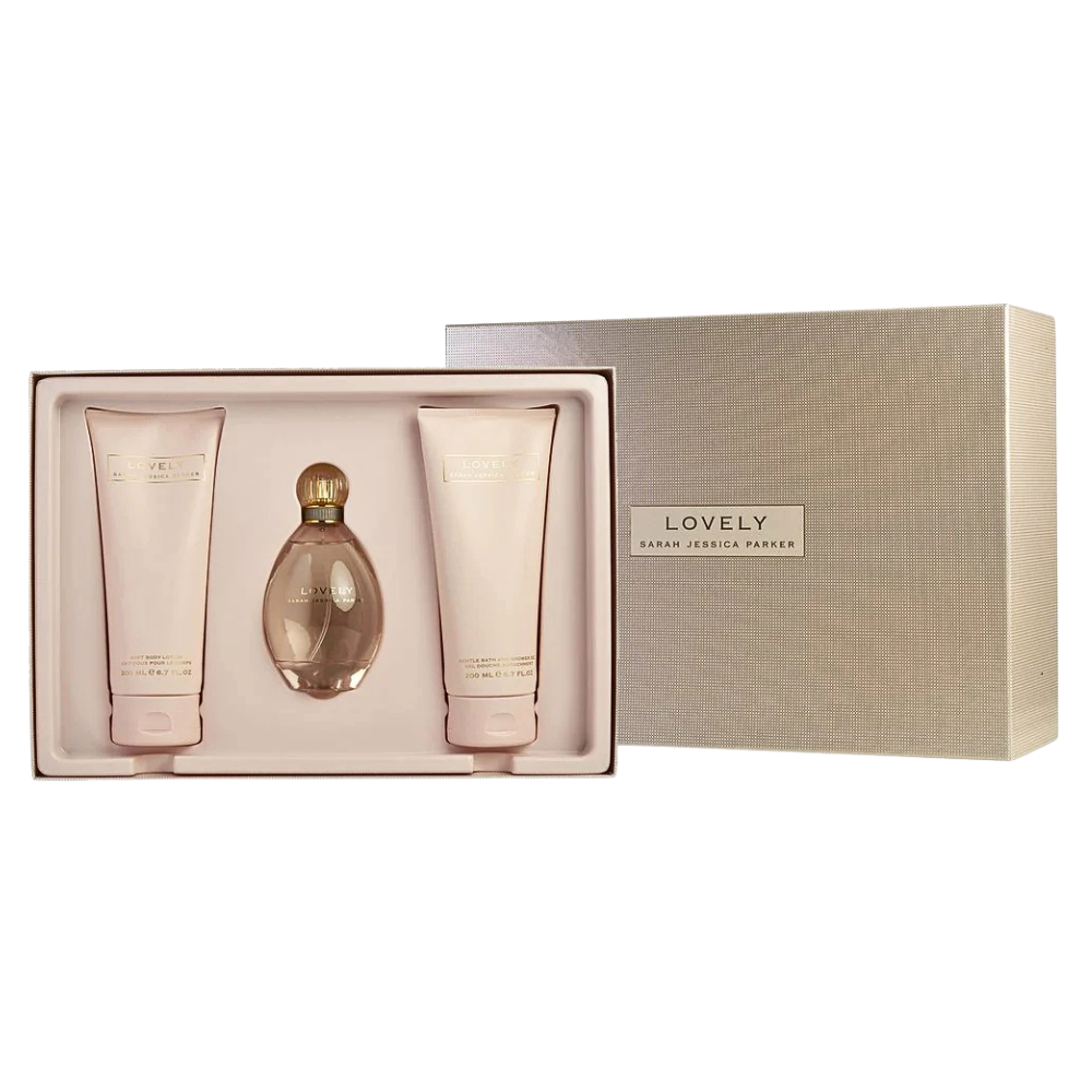 SET SARAH JESSICA PARKER LOVELY EDP 100ML, SHOWER GEL 200ML, BODY LOTION 200ML (M)