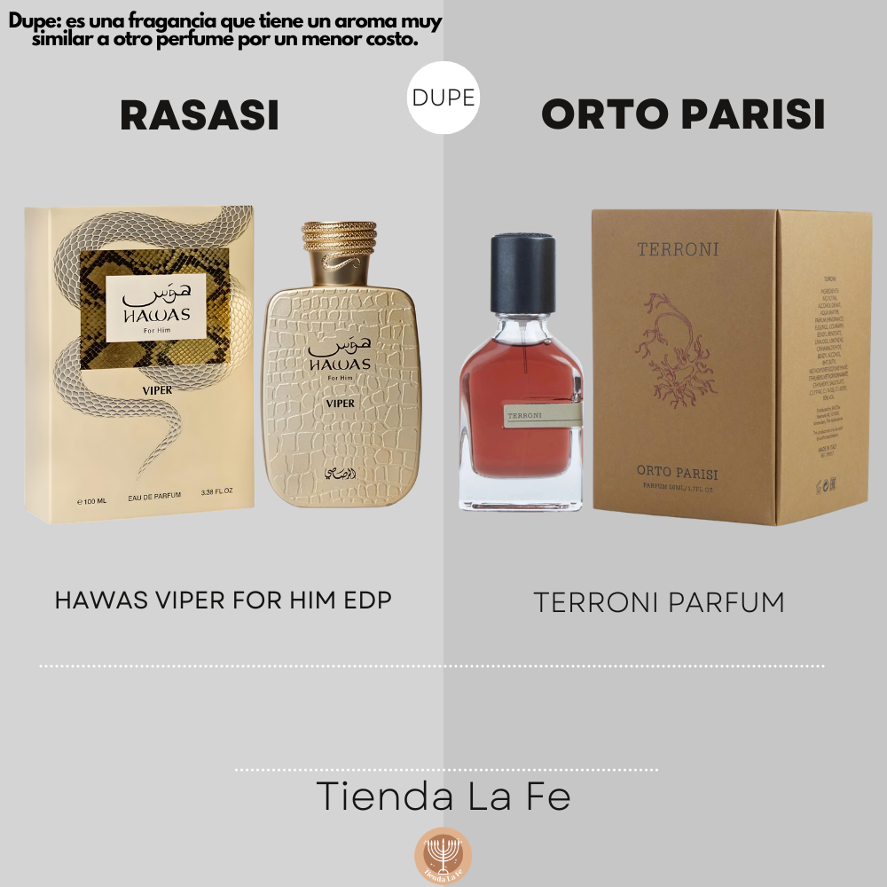 RASASI HAWAS VIPER FOR HIM EDP 100ML (H) (DUPE ORTO PARISI TERRONI PARFUM)