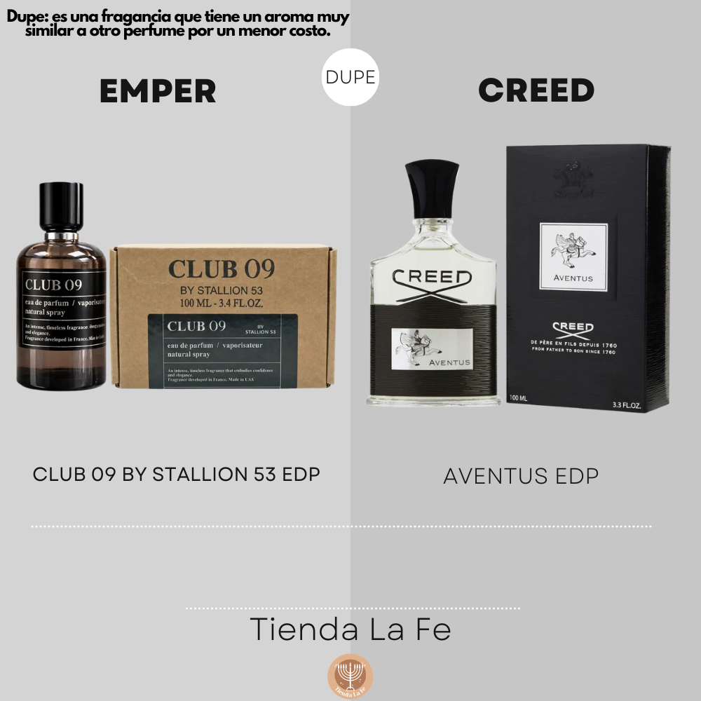 EMPER CLUB 09 BY STALLION 53 EDP 100ML (H) (DUPE CREED AVENTUS EDP)