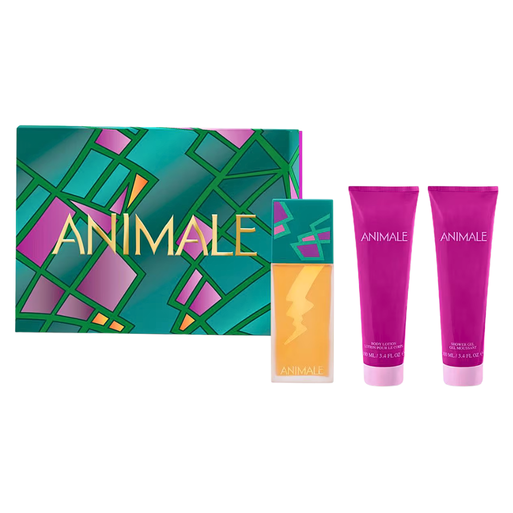 SET ANIMALE FOR WOMEN EDP 100ML GEL DE DUCHA 100ML CREMA CORPORAL 100ML (M)
