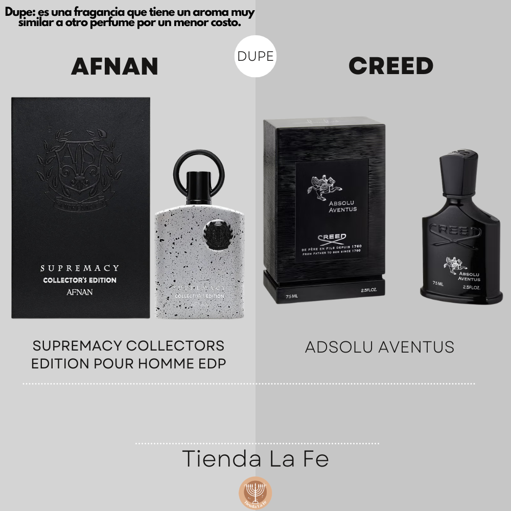 AFNAN SUPREMACY COLLECTORS EDITION POUR HOMME EDP 100ML (H) (DUPE CREED ADSOLU AVENTUS)