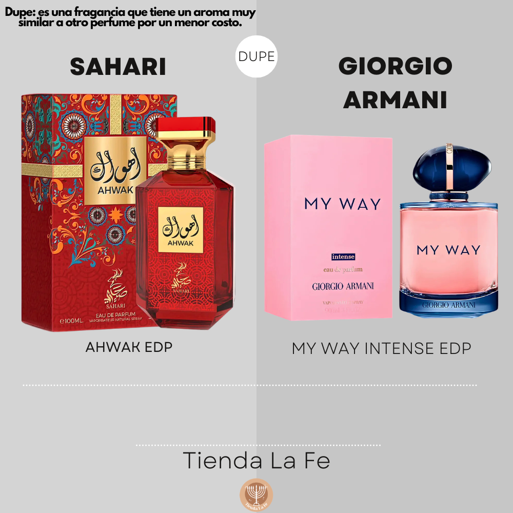 SAHARI AHWAK EDP 100ML (M) (DUPE GIORGIO ARMANI MY WAY INTENSE EDP)
