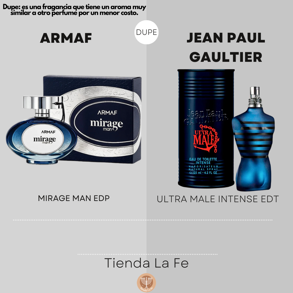ARMAF MIRAGE MAN EDP 100ML (H) (DUPE JEAN PAUL GAULTIER ULTRA MALE INTENSE EDT)