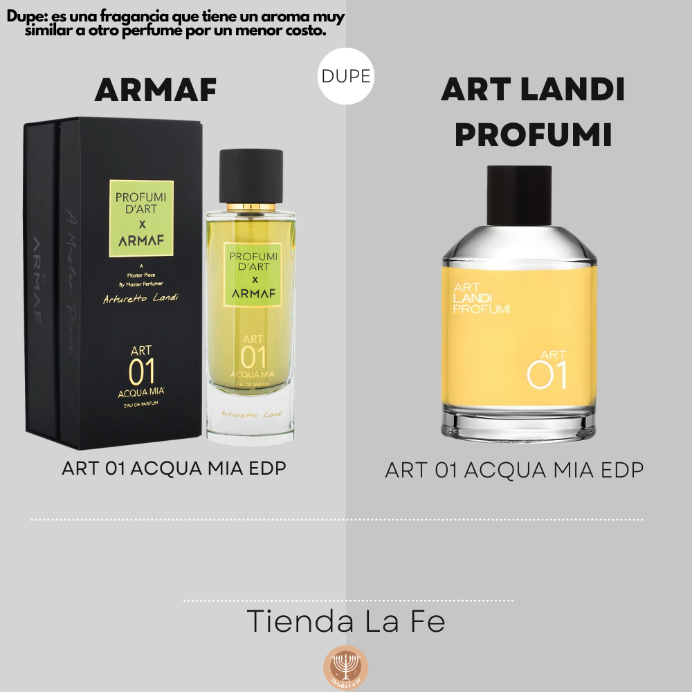 ARMAF ART 01 ACQUA MIA EDP 105ML (U) (DUPE ART LANDI PROFUMI ART 01 ACQUA MIA EDP)