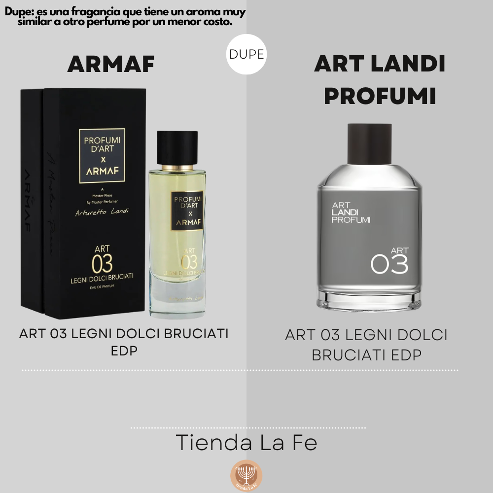 ARMAF ART 03 LEGNI DOLCI BRUCIATI EDP 105ML (U) (DUPE ART LANDI PROFUMI ART 03 LEGNI DOLCI BRUCIATI EDP)