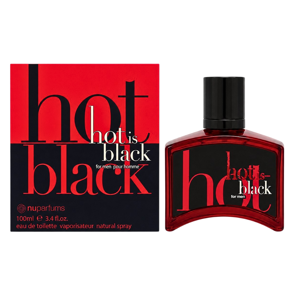 NU PARFUMS BLACK IS BLACK HOT IS BLACK EDT 100ML (H)