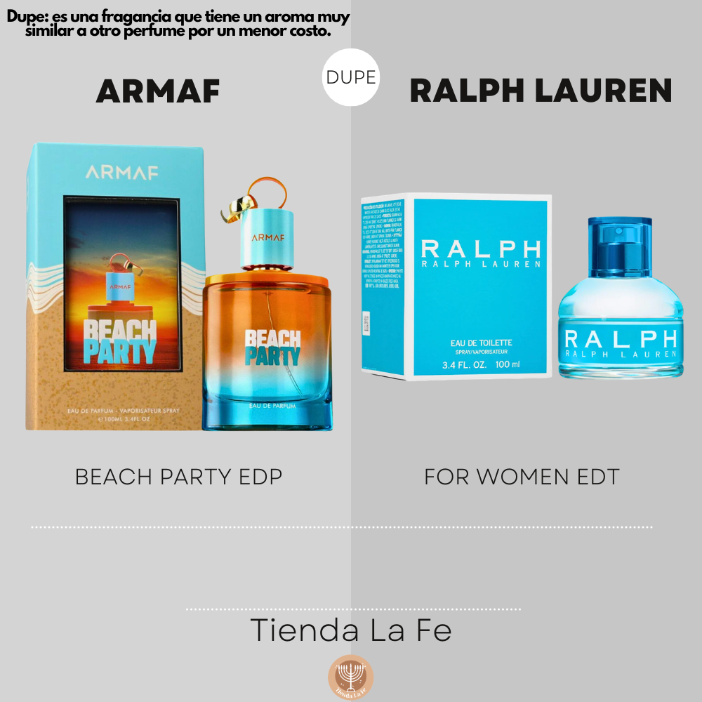 ARMAF BEACH PARTY EDP 100ML (M) (DUPE RALPH LAUREN FOR WOMEN EDT)