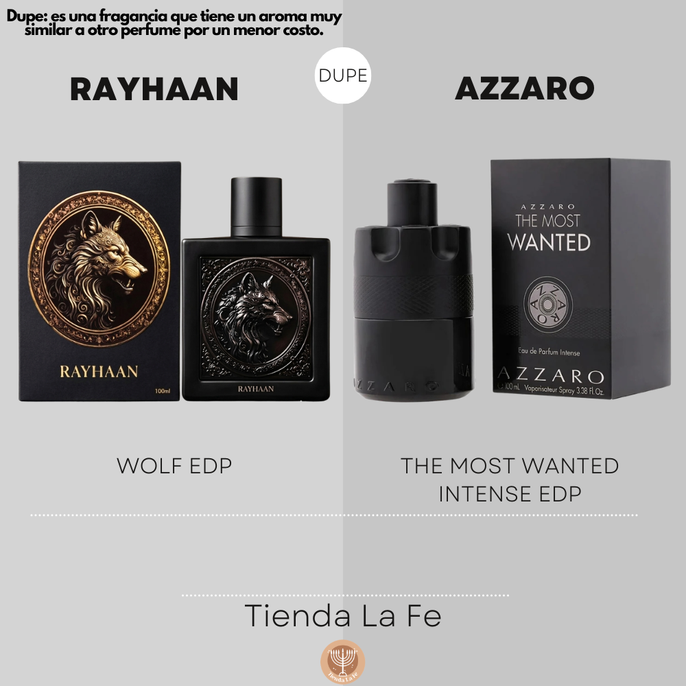 RAYHAAN WOLF EDP 100ML (H) (DUPE AZZARO THE MOST WANTED INTENSE EDP)