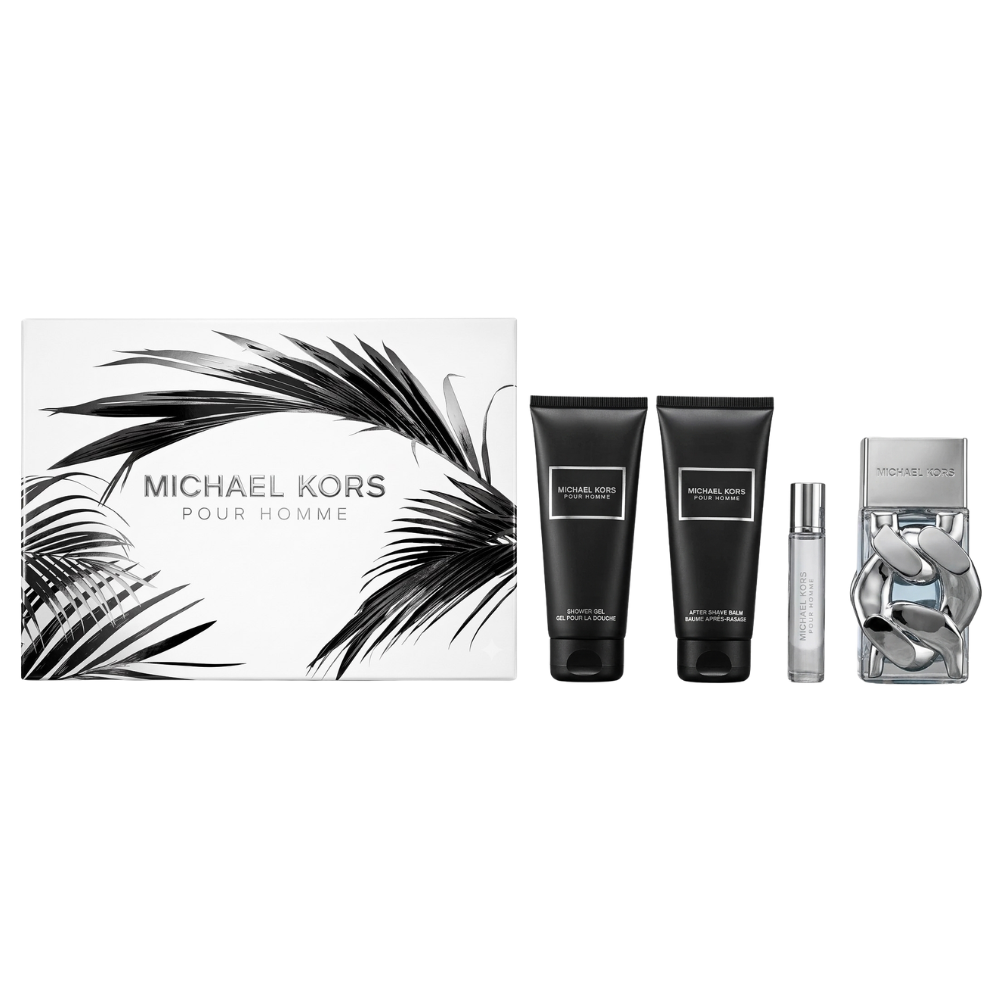 SET MICHAEL KORS POUR HOMME EDP 100ML, EDP 10ML, AFTER SHAVE 100ML, SHOWER GEL 100ML (H)