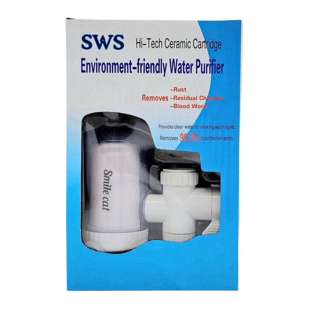 FILTRO PURIFICADOR DE AGUA PORTATIL PARA LLAVE PRACTICO SWS