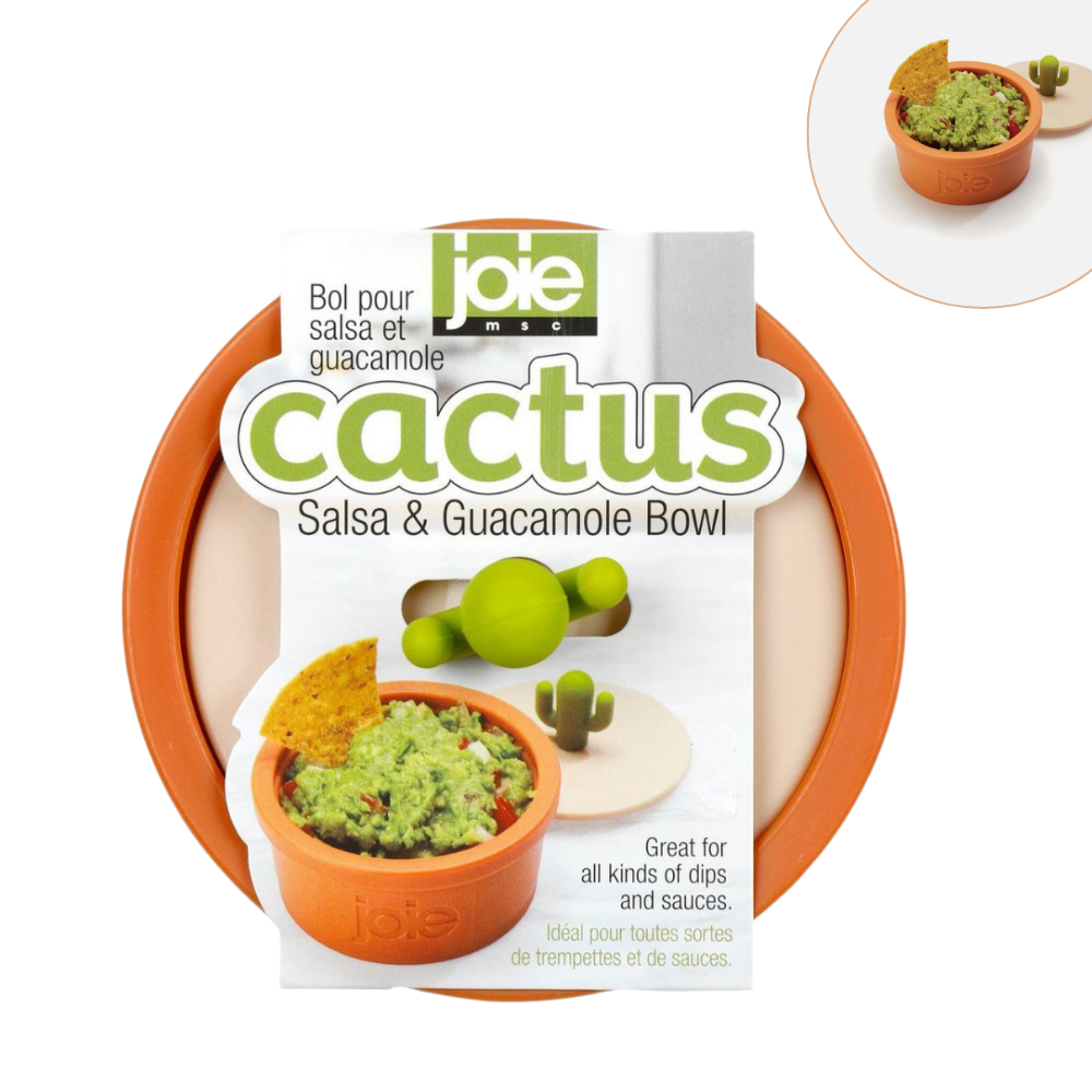 RECIPIENTE DE PLASTICO PARA SERVIR SALSA Y GUACAMOLE JOIE 264ML