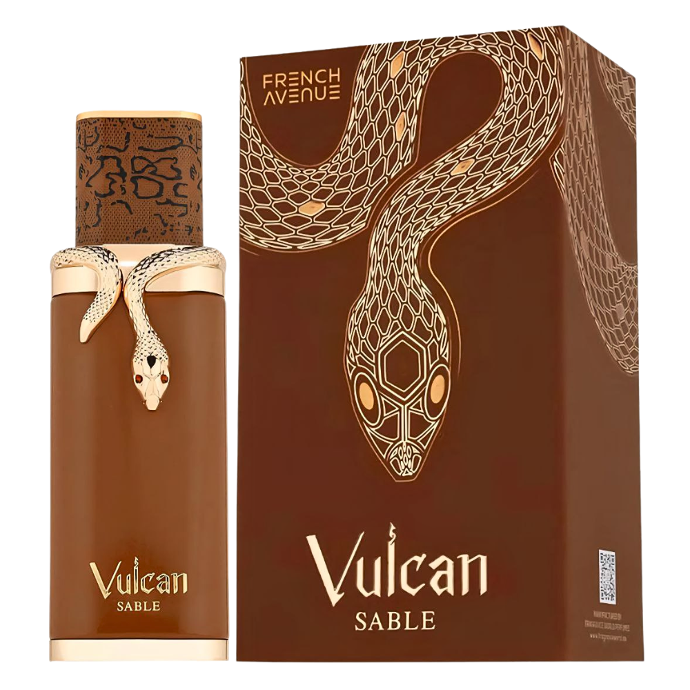 FRAGRANCE WORLD FRENCH AVENUE VULCAN SABLE EDP 100ML (U) (DUPE KILIAN BLACK PHANTOM EDP)