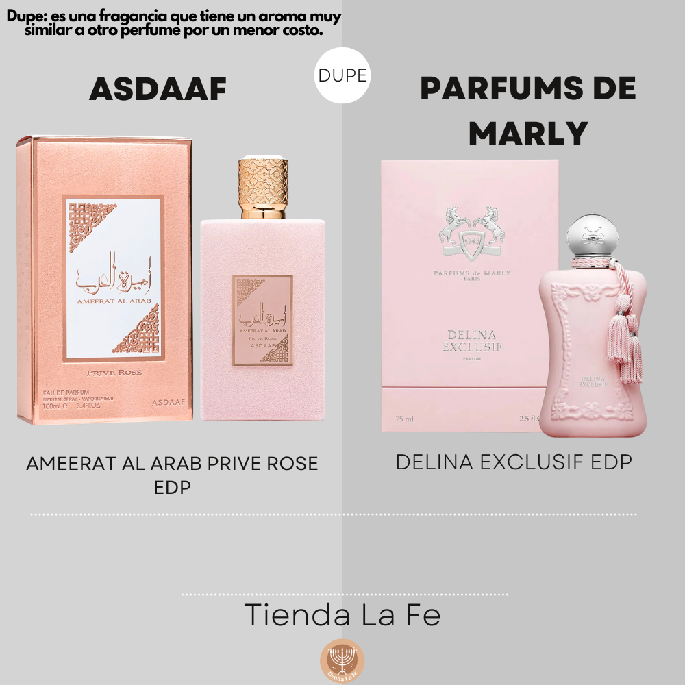 ASDAAF AMEERAT AL ARAB PRIVE ROSE EDP 100ML (M) (DUPE PARFUMS DE MARLY DELINA EXCLUSIF PARFUM)