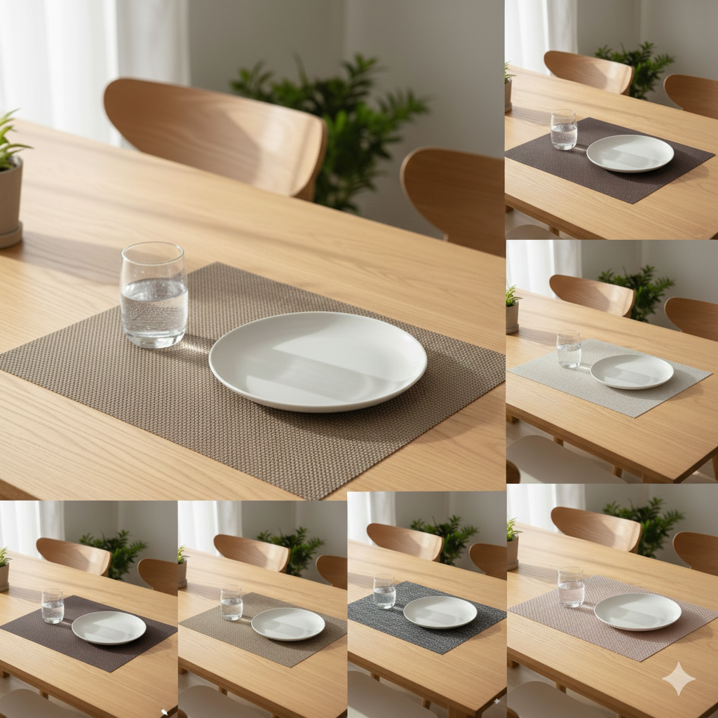 MANTELES INDIVIDUALES RECTANGULARES PARA COMEDOR DE COCINA ELEGANTE 30X45CM HOME LIVING