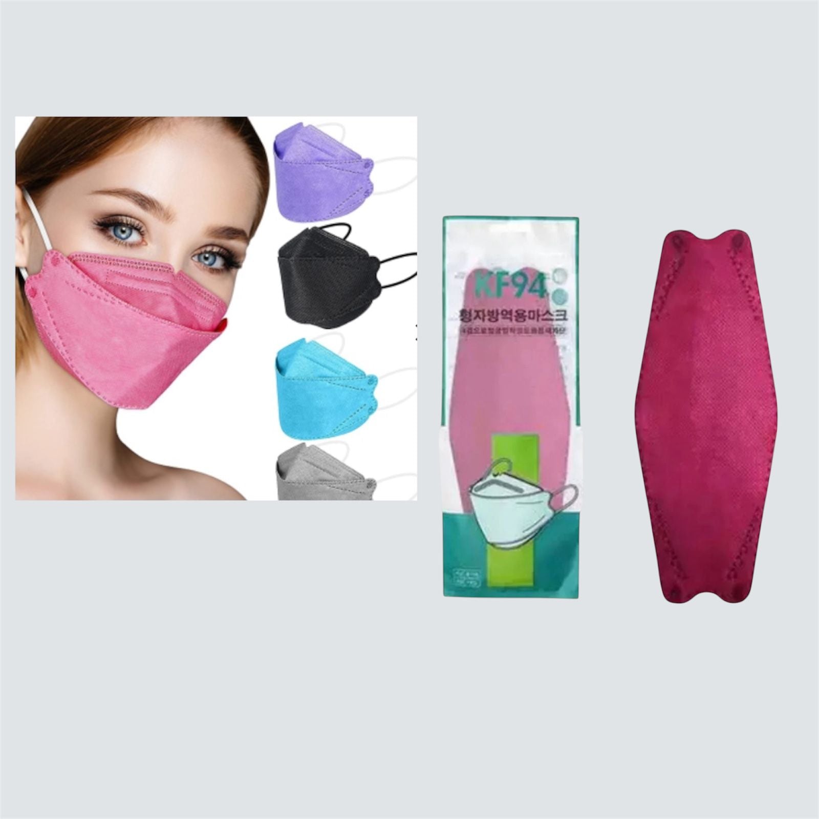 MASCARILLA KF94 PARA ADULTO 10 UND