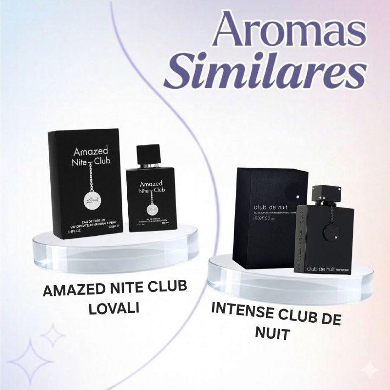 AMAZED NITE CLUB LOVALI EDP 100ML (H) (AROMA SIMILAR ARMAF CLUB DE NUIT INTENSE)