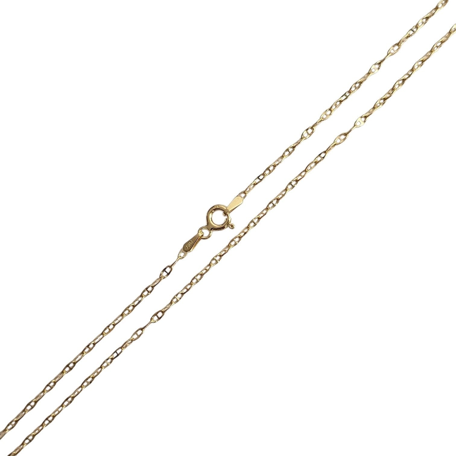 CADENA DE ORO 10K PARA DAMA 20CM PESO: 0.8G