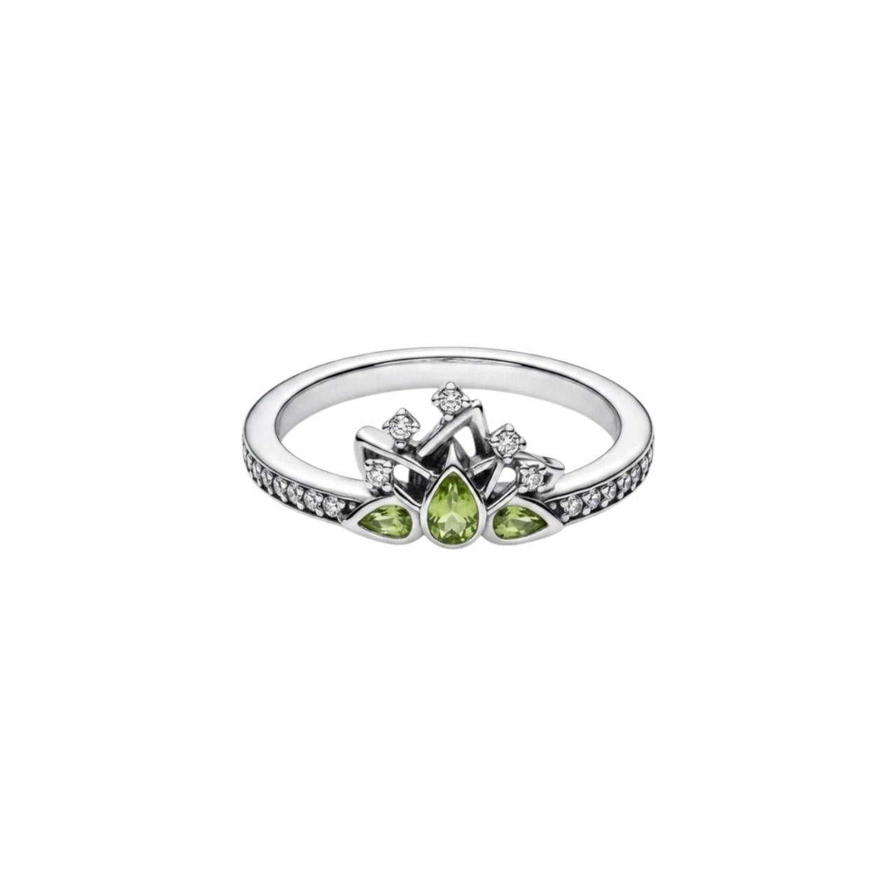 ANILLO PANDORA DE PLATA 9.25 DE PRINCESA TIANA DISNEY PESO: 1.8G