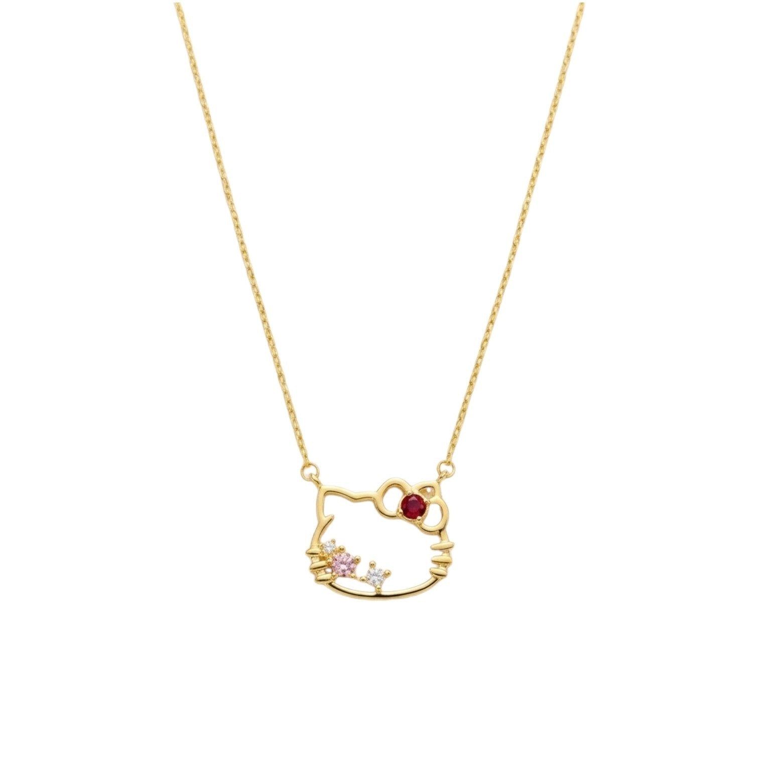 DIJE DE PLATA 9.25 EN FORMA DE HELLO KITTY 25CM PESO: 2.8G