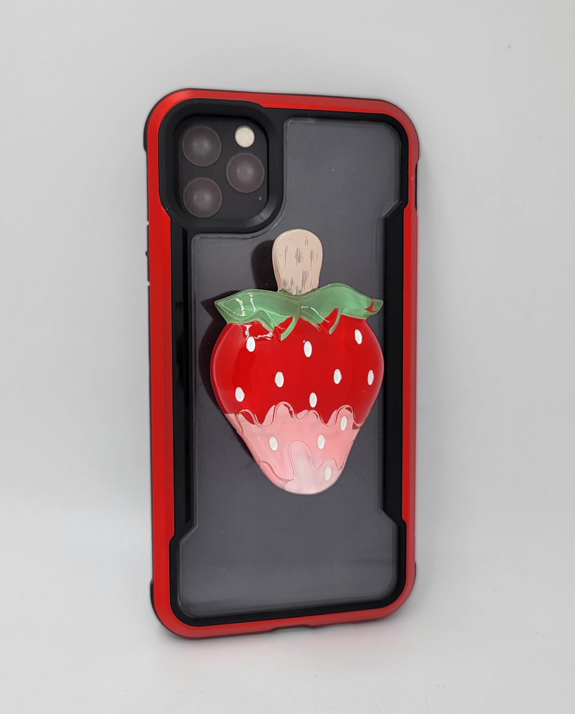 SOPORTE PARA CELULAR EN FORMA DE FRESA 7CM