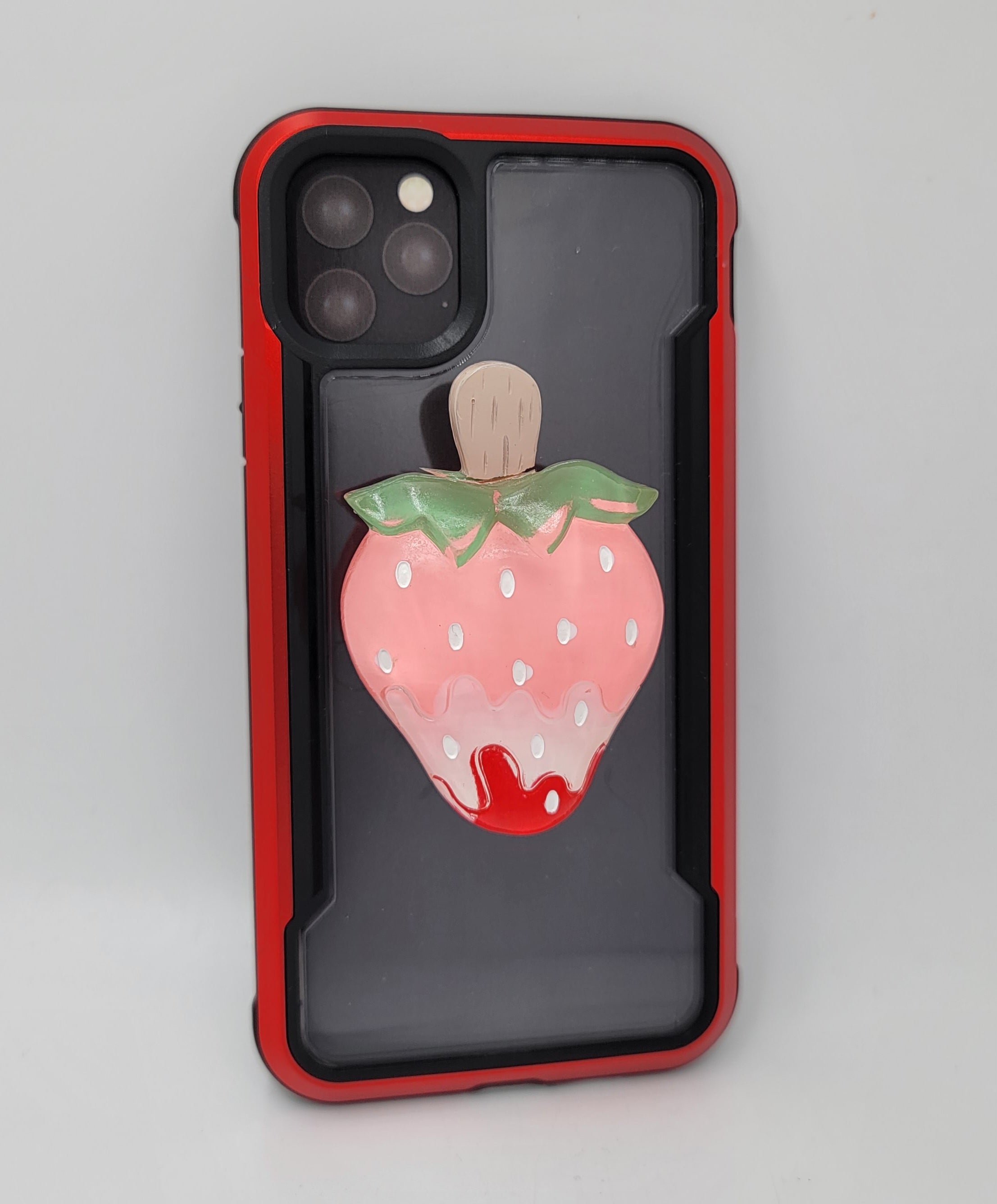 SOPORTE PARA CELULAR EN FORMA DE FRESA 7CM
